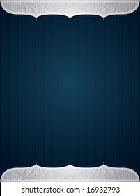 blue  background with decorative elements, vector illustration