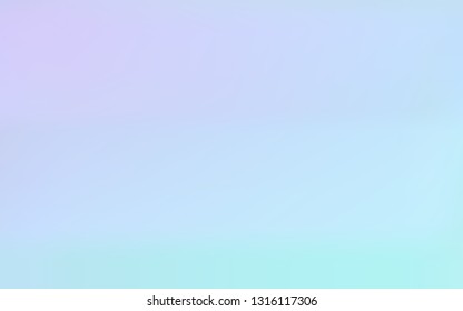 Blue background. Delicate sky gradient. Light pastel blurred backdrop. Purple vector illustration for web design, banners, ads, covers, prints etc.