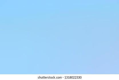Blue background. Delicate sky gradient. Light pastel blurred backdrop. Vector illustration for web design, banners, ads, covers, prints etc.