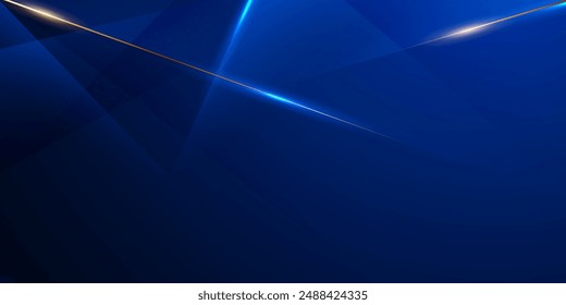 Blue background design with elegant effect elements, abstract vector illustration