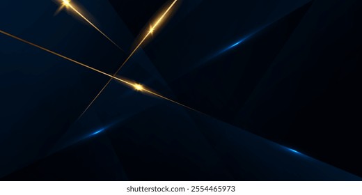 blue background design With luxurious effect elements Vector illustration