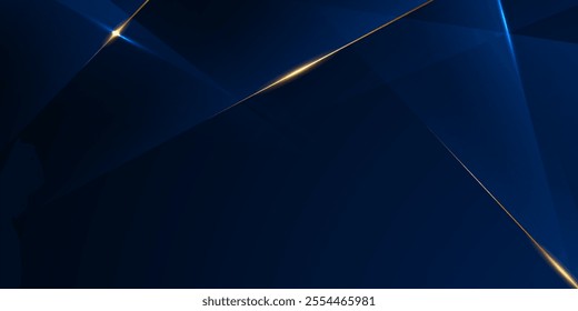 blue background design With luxurious effect elements Vector illustration