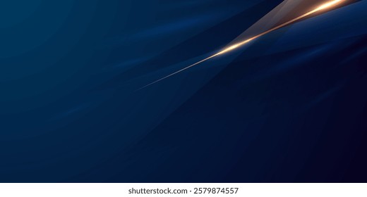 blue background design With luxurious effect elements Vector illustration