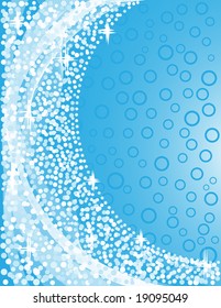 Blue background design. Vector Illustration