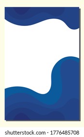 blue background design with waveforms