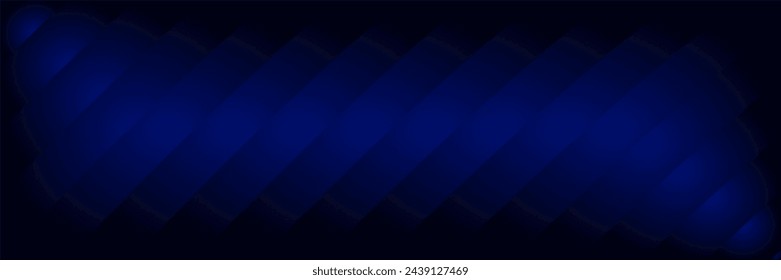 Fondo azul con líneas diagonales en el centro, ilustración vectorial