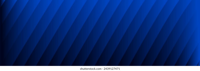 Fondo azul con líneas diagonales en el centro, ilustración vectorial