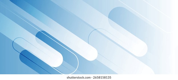 Un fondo azul con rayas diagonales. El fondo presenta un degradado de tonos azules, creando un fondo de textura suave y moderno. Ilustración vectorial