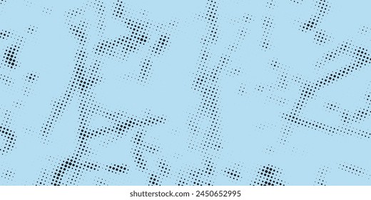 Blue Background Distress dots abstract