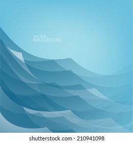 blue background with divorces as the sea