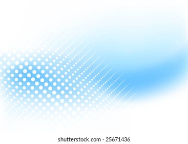 Blue Background With Dots