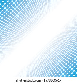 Blue background with dots. Abstract background with halftone dots design. Vector illustration.
