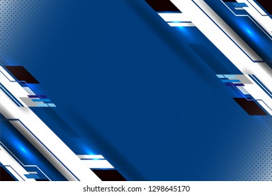 blue background with dotted geometric texture for web layout, advertising, media and presentation concepts, vector illustration