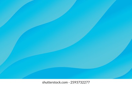 Blue background with dynamic curve line elegant graphic design element decoration