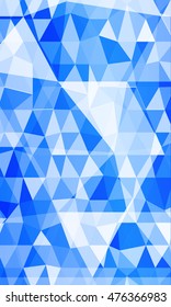 blue background with elements of a polygonal pattern. vector illustration. to design banners, presentations, brochures greeting.