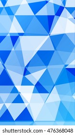 blue background with elements of a polygonal pattern. vector illustration. to design banners, presentations, brochures greeting.