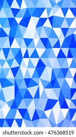 blue background with elements of a polygonal pattern. vector illustration. to design banners, presentations, brochures greeting.