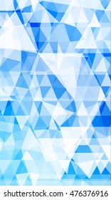 blue background with elements of a polygonal pattern. vector illustration. to design banners, presentations, brochures greeting.