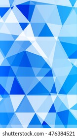 blue background with elements of a polygonal pattern. vector illustration. to design banners, presentations, brochures greeting.