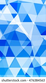 blue background with elements of a polygonal pattern. vector illustration. to design banners, presentations, brochures greeting.
