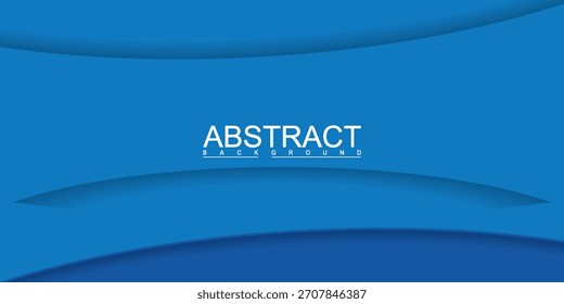Um fundo azul com linhas onduladas curvas e a palavra "ABSTRACT" em branco, criando um design moderno e minimalista.
