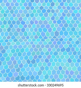 
Blue Background With Fish Scales