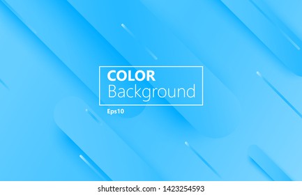Blue background. Fluid shapes. Minimal abstract cover design. Creative colorful wallpaper. Trendy gradient poster. Vector illustration.