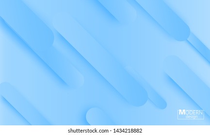 Blue background. Fluid shapes. Minimal abstract cover design. Creative colorful wallpaper. Trendy gradient poster. Vector illustration.