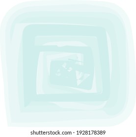 Blue background of gentle pastel shades, splash of vector drawing. Artistic brush strokes wavy texture, template for postcards.