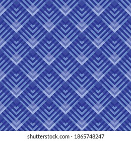 Blue background geometric design. Abstract seamless pattern texture. Vector illustration. 
