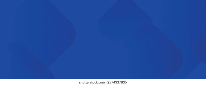 Blue background with geometric shapes. The background features a deep blue color with a smooth texture, creating a modern blue aesthetic. Vector. Gradient geometric background. Blue background vector.