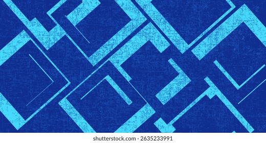 Blue background with geometric shapes rectangles boxes abstract modern elements for banners, presentation designs and flyers.vector eps10