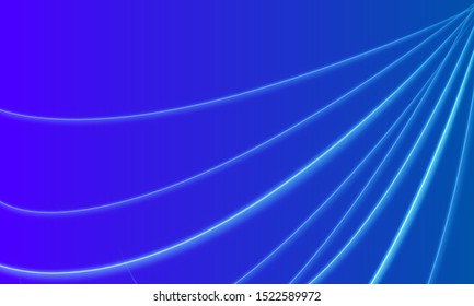 blue background with glowing light line effect