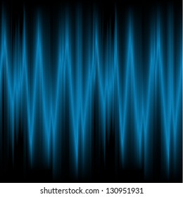 Blue background with glowing striped
