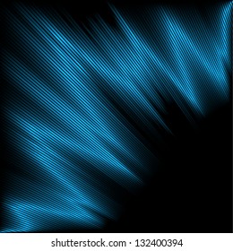 Blue background with glowing striped