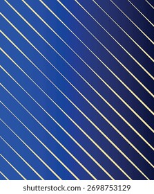 Blue background with a gold diagonal line
