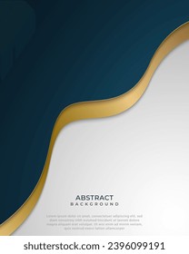 Blue background with gold lines