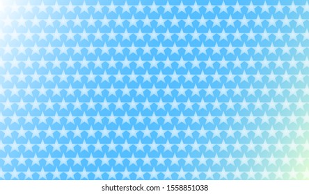 blue background with gradations of stars. blue wallpaper with a star pattern shape.