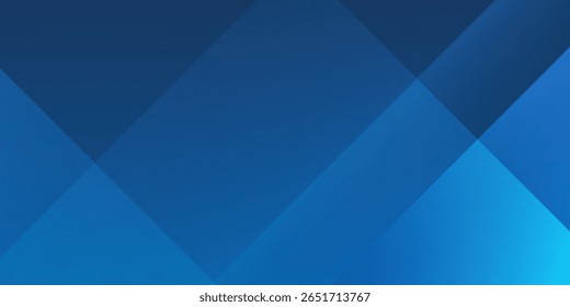 Blue background. Gradient color background design. Rectangle gradient shapes composition. Futuristic design posters.