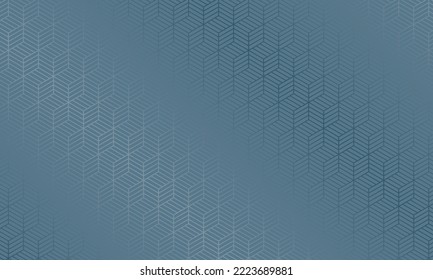 Blue background with gradient geomatric pattern