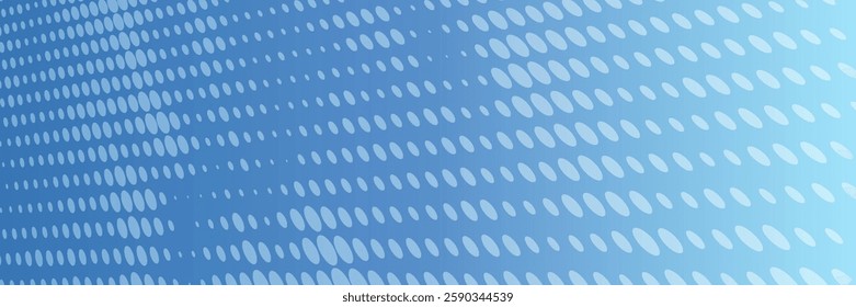 Blue background with gradient texture, featuring a dotted pattern. The background is sleek and modern, with a sleek blue background. Minimal halftone texture, dotted halftone background