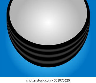 Blue background graphic curve line for text and message modern web design
