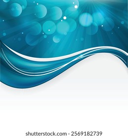 Blue Background Graphic Design Template