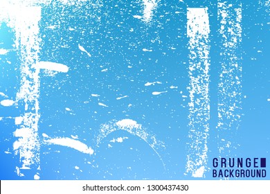 Blue Background With Grunge Effect. Vector Design Template with Soft Gradient for Slides, start pages, Video Intros.