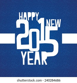 a blue background with a happy new year message
