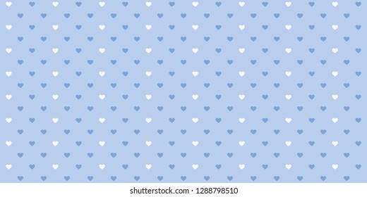 blue background with hearts vector illustration EPS10