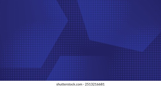 Fondo azul hexagonal para presentación de negocios.
