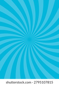 Blue background illustration material of the radial eddy