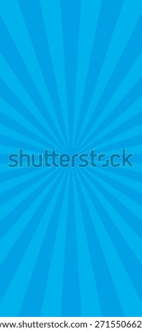 Blue background illustration material of the simple radial line
