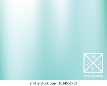 Blue background. Iridescent cover.  Abstract soft pastel colors backdrop.  Trendy creative vector cosmic gradient. Mesh blue foil.  Creative neon template for banner. Iridescent print.